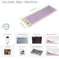 thumbnail image 6 of Healthyline Advanced PEMF Infrared Heating Pad - Amethyst, Tourmaline and Jade Gemstones - Heated Mat with LED Red Lights, Negative Ions - 72 x 24 inches, 6 of 9