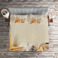 thumbnail image 2 of Ambesonne Romantic Quilted Coverlet 3 Pcs, Seashells Starfish, Queen Size, Beige Ivory Cream, 2 of 2