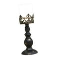 thumbnail image 4 of Candle Holder Metal Candlestick Holiday Candlelight Dinner Table Centerpiece Pillar Candle Holder for Anniversary Hotel Decor Black Small, 4 of 7