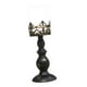 thumbnail image 4 of Candelero cónico de hierro, candelabro de diseño hueco para vacaciones, soporte para velas, candelero para decoración de comedor de Hotel Negro Pequeño, 4 of 7