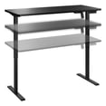 thumbnail image 1 of Bush Furniture Energize Bureau Électrique à Hauteur Réglable 55W x 24D en Noir de Base, 1 of 8
