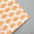 thumbnail image 4 of Gold Yellow Indian Hand Block Leaf Printed 100 % Biodegradable Pure Cotton Cloth Napkins, 9x9"- Cocktail Napkins, 20x20"- Dinner Napkins, 4 of 4