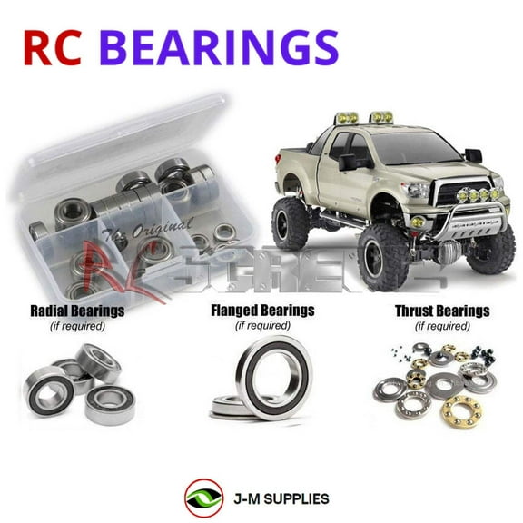 RCScrewZ Rubber Shielded Bearings tam118r for Tamiya Toyota Tundra Hi-Lift 58415 RC Car | SET