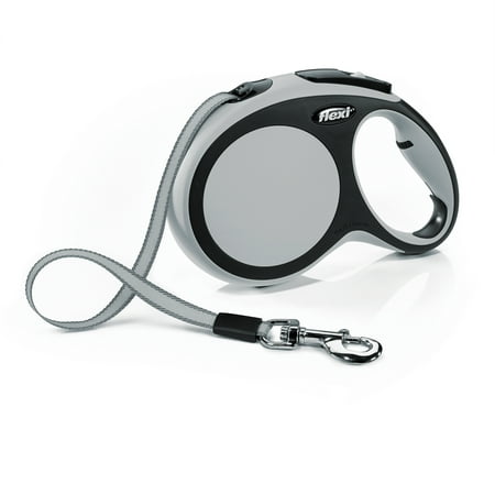 UPC: 0840317106480 | Flexi New Comfort Large Tape Retractable Dog Leash  26 ft  Grey (For Dogs up to 110 lbs)