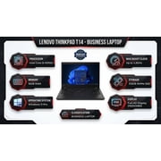 Restored Lenovo ThinkPad T14 Laptop Computer | 14 Laptop | Intel Core i5-10310U 1.7 GHz | 16GB RAM | 512GB SSD | Windows 11 Pro