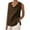 Coffee, variant on Lixiuxyad Tank Tops With Built In Bras Women's Casual V Neck Sleeveless Loose Fit Tank Top For Everyday Wear Spring Summer Fall Comfortable Relaxed Blouse