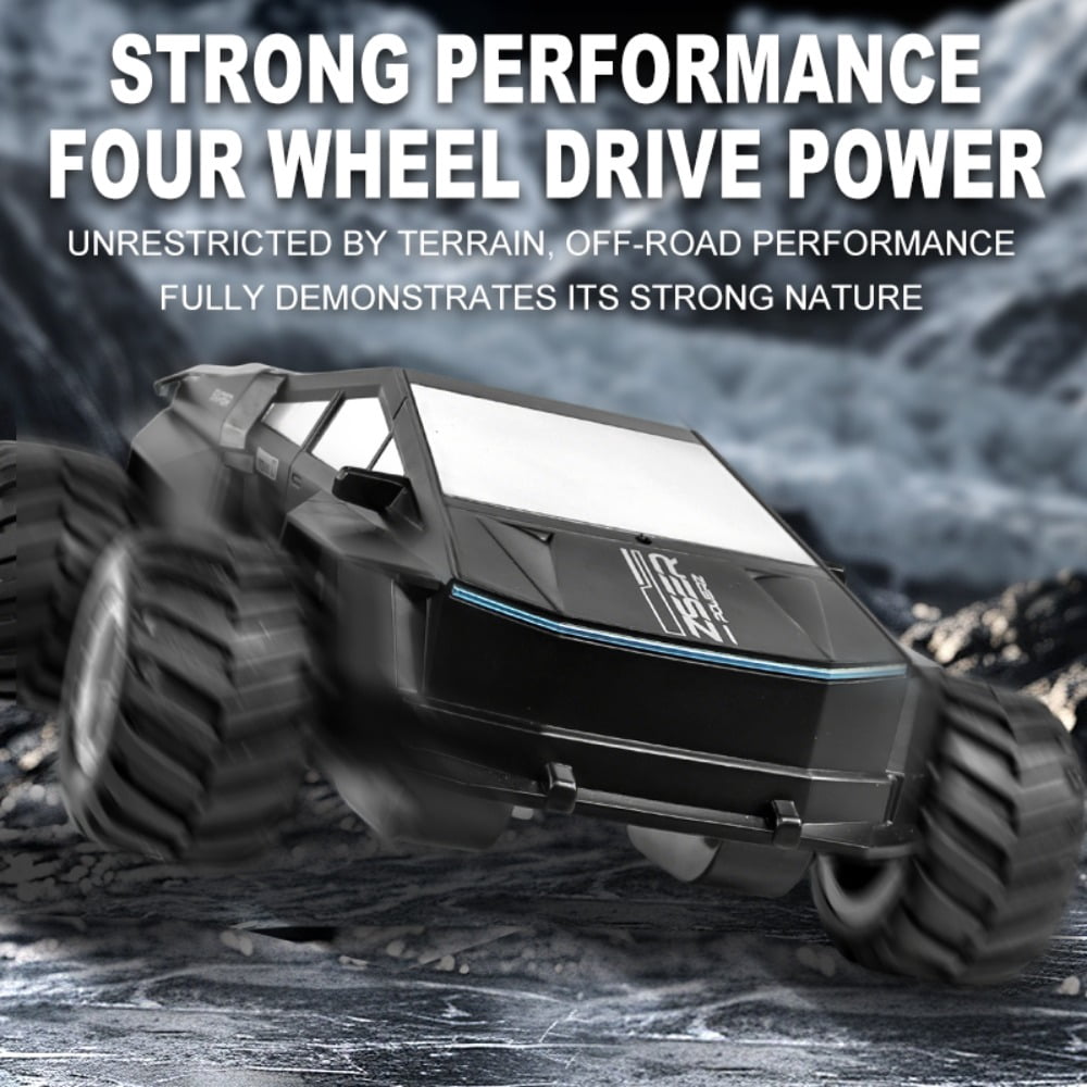 4WD Amphibious RC Car 2PC Battery Waterproof 2.4G Remote Control Off Road Vehicle 360 Rotation All Terrain Crawler for Adults 14+