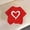 Red, variant on Girls 2-11 Years Short Sleeve T-Shirt Cute Heart Print Casual Crew Neck Summer Top for Kids Yellow 10 Years