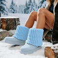 thumbnail image 6 of COM STAR Women’s Winter Snow Boots Mid Calf Warm Platform Flat Outdoor Casual Walking Boots, 6 of 6