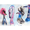 thumbnail image 1 of Betsy Drake PM829 Loony Birds Place Mat - Set of 4, 1 of 1
