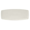 thumbnail image 2 of Tuxton AMU-552 Rect Plate with Tapered,14x5. 87, Pearl White, 2 of 3