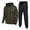 Z_army Green Black, variant on COOFANDY Men's Tracksuit 2 Piece Hooded Athletic Sweatsuits Casual Running Jogging Sport Suit Sets