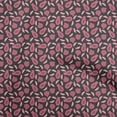 thumbnail image 1 of oneOone Cotton Silk Magenta Fabric Fruits Craft Projects Decor Fabric Printed By The Yard 42 Inch Wide, 1 of 4