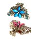thumbnail image 1 of 2 uds pinza de cabellero de Metal Vintage para mujer Diamante de imitación de mariposa flor pinza de cabellero pinza accesorios para el cabello Hugo Pinzas de garra de cabello para mujer, 1 of 10