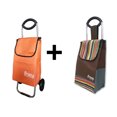 thumbnail image 1 of Carro de mandado CIRQUE Naranja + Bolsa de respuesto para carrito de mandado Café Brang Cirque + Bolsa Brang, 1 of 2