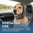 thumbnail image 3 of Noise Cancelling Ear Wrap, Dog No Shake Ear Muffs Noise Protection Firework Thunder Vacuum, Comfortable Quiet Dogs Calming Hoodie, Adjustable for Grooming Bathing & Swimming (Pink,XL), 3 of 4