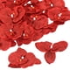 thumbnail image 1 of Cabezas de Orquídea Phalaenopsis de Seda Artificial de 3.9" para Decoración de Boda DIY, Rojo 20 Paquete, 1 of 6