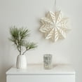 thumbnail image 2 of Led Cylinder Glass Stand (Deer In Winter Forest) (Gray) - Set of 2, 2 of 4