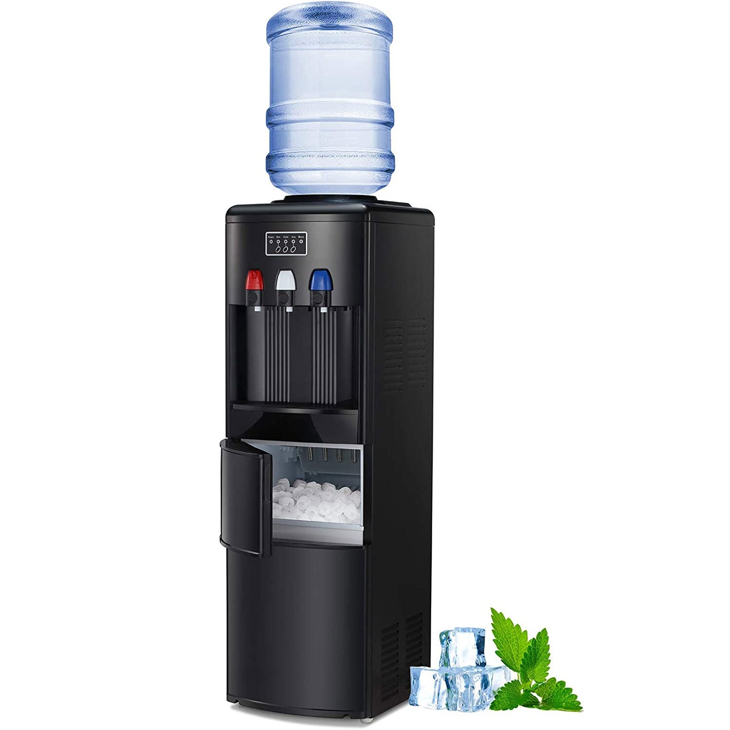FREE VILLAGE 3in1 Cooler Water Dispenser with Builtin Ice Maker for