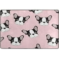thumbnail image 2 of FREEAM Pink Cute Cartoon Dog Puppies Area Rug 24"x36" Soft Rugs Indoor Comfort Floor Carpet, Nursery Rugs Non-Slip Mat for Living Room Entryway Bedroom Dormitory, 2 of 7
