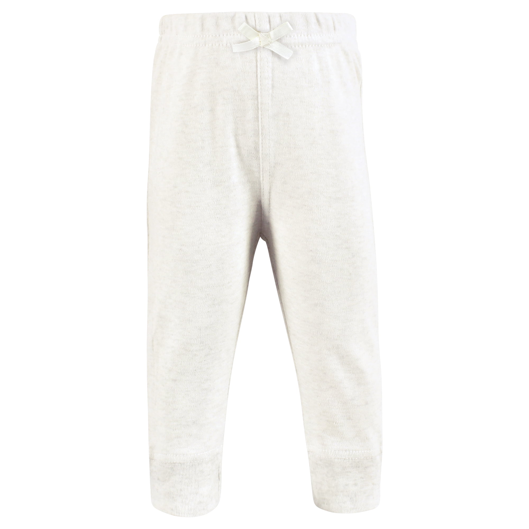 Hudson Baby Girls Cotton Pants and Leggings, Black Mauve, Newborn