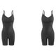 thumbnail image 2 of Soidarity Body Body Ropa interior Control Corsés Levantador Compresión Correctivo Shapers Mujeres Vientre Pantalones Vaina Sin costuras Negro 2Conjunto, 2 of 6