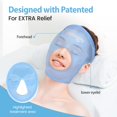 thumbnail image 3 of Mascarilla facial con paquete de hielo NEWGO para ojos hinchados, migrañas y enrojecimiento, 3 of 7