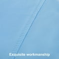 thumbnail image 3 of Ntbay Premium 1800 Series Microfiber Twin Flat Sheet with 4 inches Hem, Ultra Soft and Breathable Top Sheet, 66x96 inches, Sky Blue, 3 of 5