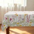 thumbnail image 2 of Tchckioa Rectangle Tablecloth,Stain Proof Waterproof Table Cloths for Dining(Colorful Flowers,60x102 Inch), 2 of 6