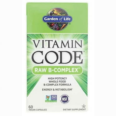 Garden of Life Vitamin Code Vitamin B Complex, 60 Capsules
