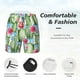 thumbnail image 3 of Fotbe Flowers and Cactus Traje de Baño para Hombre – Shorts de Natación de Secado Rápido con Forro y Bolsillos-XX-Large, 3 of 6