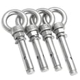 thumbnail image 5 of Expansion Screw Bolts,Sleeve Anchor Concrete Expansion Eye Bolt 304 Stainless Steel Installation Artifact Hook Long Universal Ring Expansion Screws(Dimensions:M16x120mm 1pc) (Size (Size : M6x60mm 4p, 5 of 5