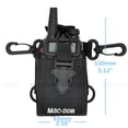thumbnail image 3 of Nylon Belt Case Bag Two Way Radio Holder Holsters with Adjustable Shoulder Strap Nylon Belt Bag, 3 of 8