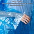 thumbnail image 3 of Naiovety Color Random Women Men Single Use Hiking Rainwear Equipment Outdoor Rain Pant Raincoat Top Split Waterproof Backpacking Clothes Type3 NO3, 3 of 6