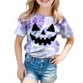 thumbnail image 5 of Futezty Halloween Shirt for Kids Short Sleeve T Shirt Boys Girls Pumpkin Face Graphic Tees 12M-13T, 5 of 5