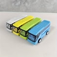 thumbnail image 1 of LNGOOR 4 Pcs Mini Autobus à Rétrofriction Voitures Jouets pour Jeunes - Plastique Durable Couleurs Assorties - Cadeau Parfait Format de Poche pour Jeunes, 1 of 6