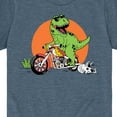 thumbnail image 3 of Instant Message - Trex Motorcycle - Toddler & Youth Short Sleeve Graphic T-Shirt, 3 of 6