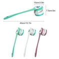 thumbnail image 2 of Electric Showering Brush with Long Handle IP67 Waterproof Body Adjustable Leg Scrub Exfoliating Arm Scrubber Bath Brushes 360°Rotating Bathroom Shower Room White, 2 of 8