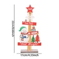thumbnail image 3 of Nuevo Adorno Navideño Adornos De Madera Para Mesa Decoración Para Restaurantes Y Bares Artículos De Artesanía, 3 of 8