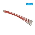 thumbnail image 3 of Uxcell 6" Wire Keychain Cable 5 Pack Stainless Steel Key Ring Loop Red, 3 of 6