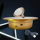 thumbnail image 5 of Espejo inteligente giratorio de 20 cm con soporte de exhibición alimentado por USB para fotografía y video. dorado, 5 of 9