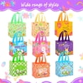 thumbnail image 2 of 18Pack Easter Egg Hunt Bags, 8.3×7.9×6 inch Easter Bags with Handles,Bunny&Chick Egg Hunt Baskets for Kids, Adults, Party Supplies and Holiday Decor(9 Unique Patterns), 2 of 9