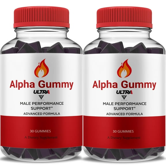 (2 Pack) Alpha Gummy Ultra Max Performance, Alpha Gummy Reviews (2 Month Supply)