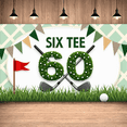 thumbnail image 4 of Decorative Design Golf Birthday Banner Outdoor Theme 60th Birthday Celebration Event Prop for Birthday Party Adult Celebration Outdoor Event, 4 of 4