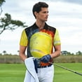 thumbnail image 3 of Bingfone Tennis Ball In Fire And Water for Men's Button-down POLO Shirts, Quick-drying Shirts and T-shirts for Summer, Suitable for Vacation and Business-X-Large, 3 of 6