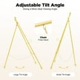 thumbnail image 6 of ChicHomey ​​Golden A-Frame Floor Easel Stands,2-Pack Wedding Decoration,for Sign, Picture Display Stand & Event Displays​, 6 of 10