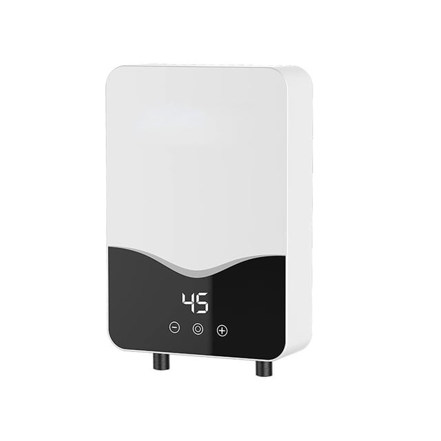 Chauffe-eau Électrique 5500W Instantané Sans Réservoir pour Salle de Bain et Douche, Polyvalent, Chauffage Domestique à Eau Chaude, Conception Compacte