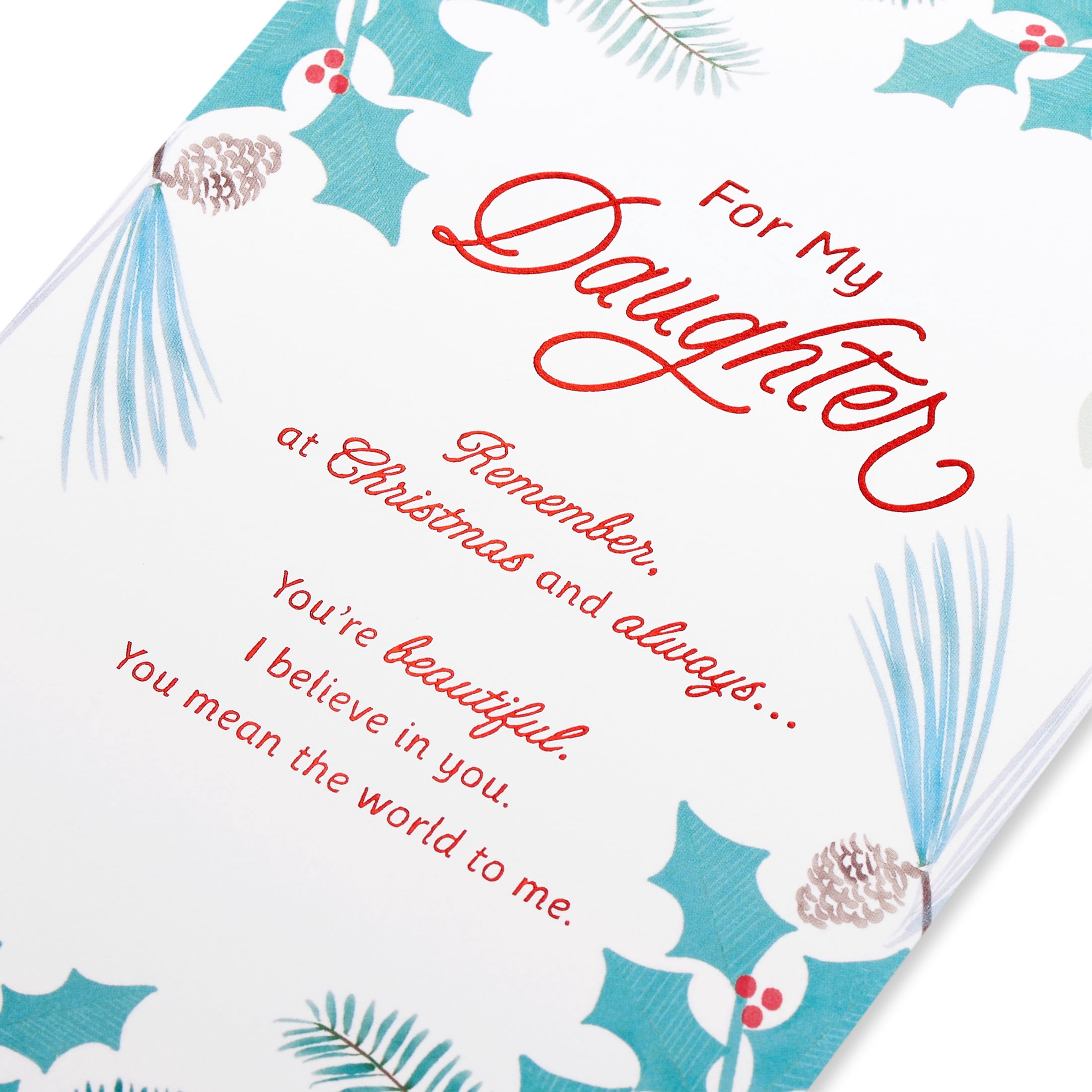 American Greetings Christmas Card for Daughter (I Love You Always)