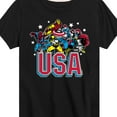 thumbnail image 3 of Marvel - USA - Toddler And Youth Short Sleeve Graphic T-Shirt, 3 of 5
