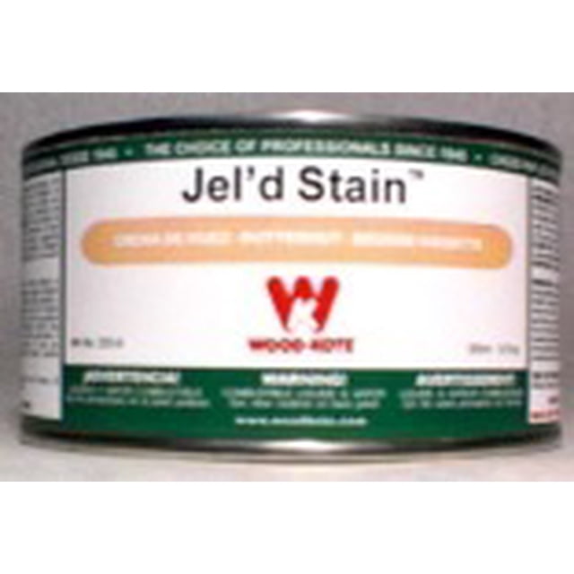 Wood Kote Jel'd Stain, 12oz, Fast Drying SemiTransparent Wood Stain